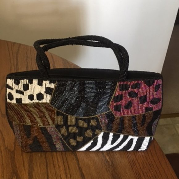 Party Beaded Purse - Picture 2 of 11